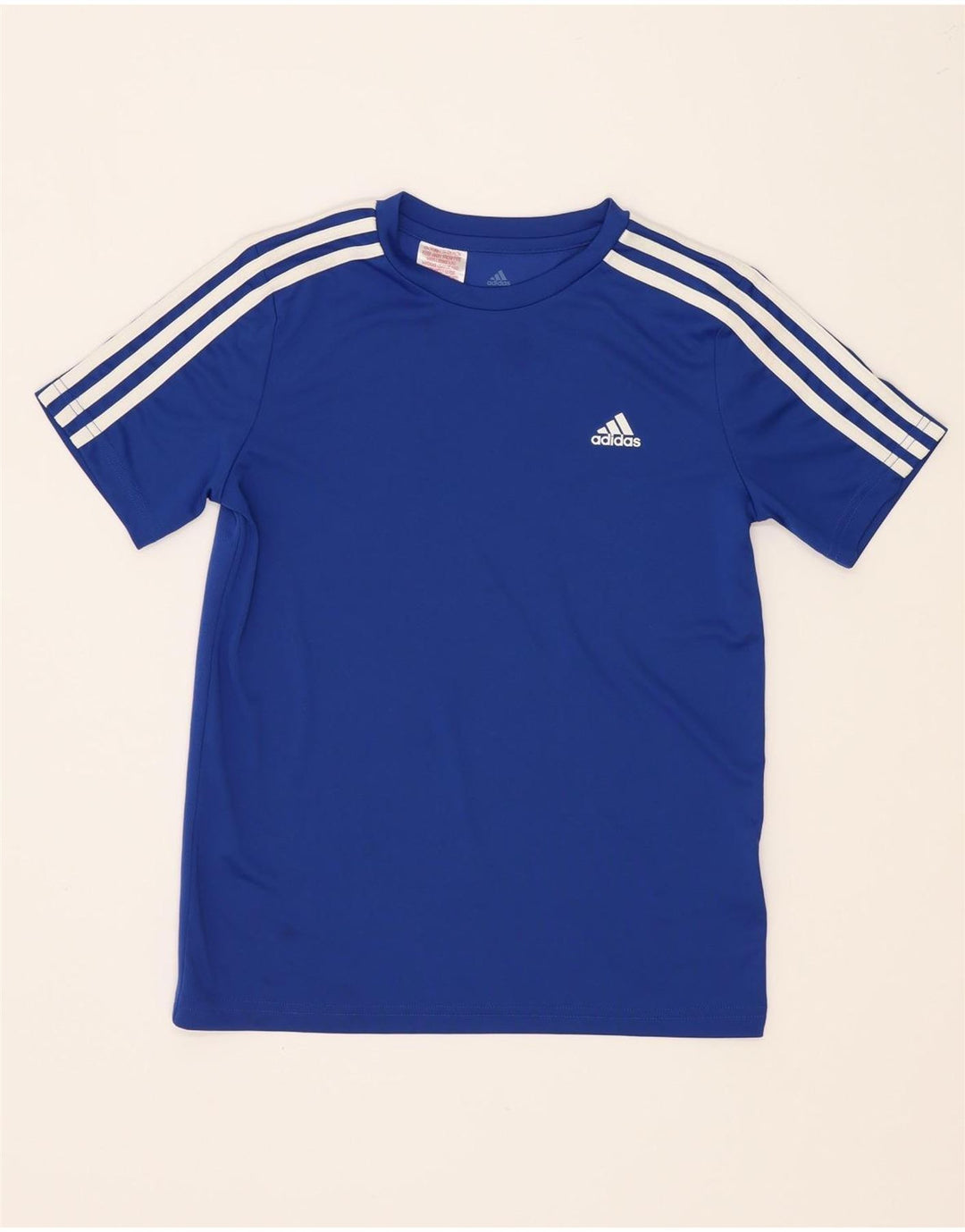 Adidas Boys Aeroready T-Shirt Top 11-12 År Blå Polyester