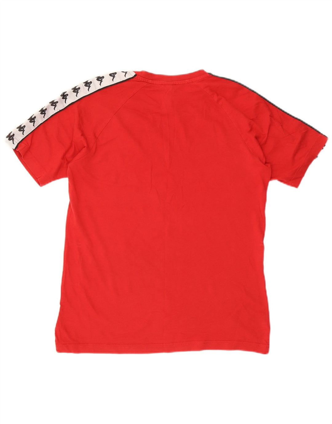 Kappa Herre grafisk T-shirt Top Lille Rød Colourblock