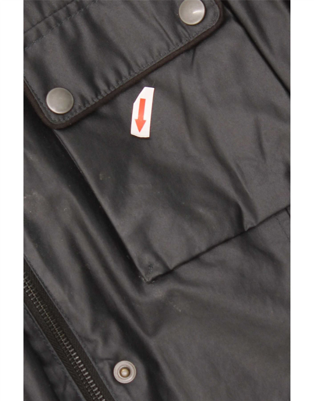 Belstaff Womens Utility Jacket IT 46 Stor marineblå bomuld
