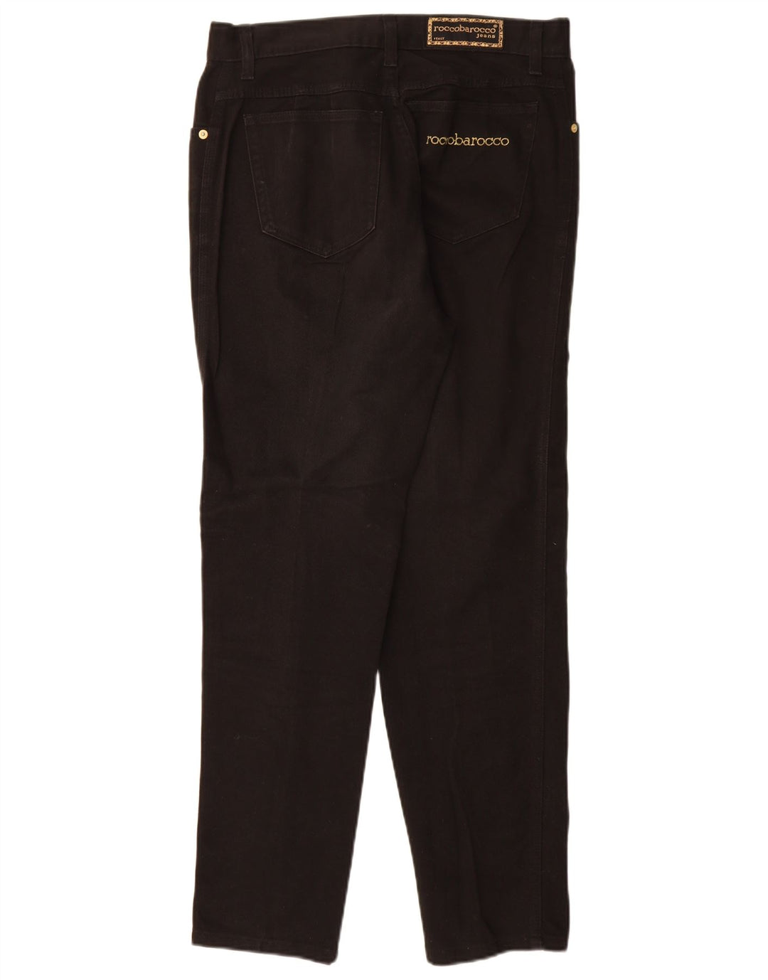 Roccobarocco Womens Tapered Jeans EU 40 Medium W32 L30 Sort