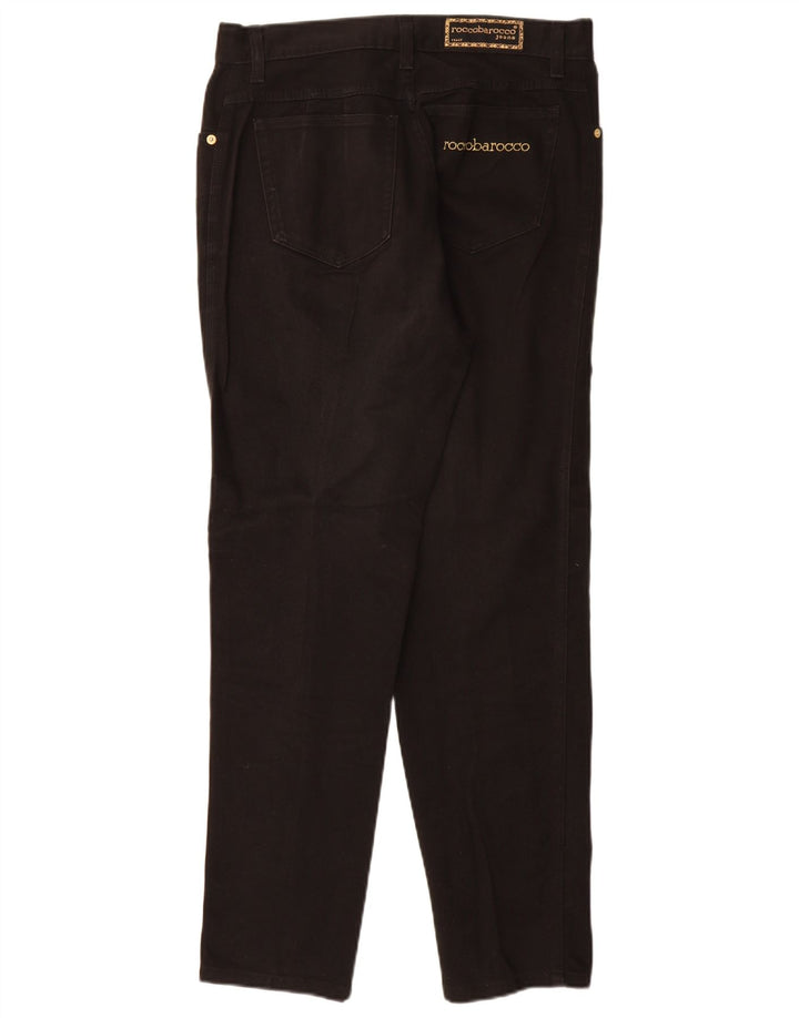 Roccobarocco Womens Tapered Jeans EU 40 Medium W32 L30 Sort