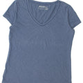 EDDIE BAUER Womens T-Shirt Top UK 10 Small Blue Cotton Vintage Eddie Bauer and Second-Hand Eddie Bauer from Messina Hembry 