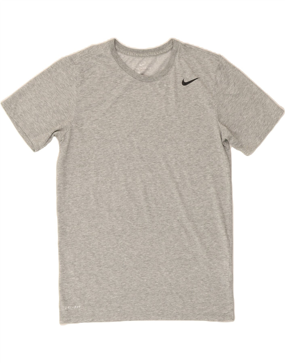NIKE Mens Athletic Cut T-Shirt Top Small Grey Flecked Cotton Vintage Nike and Second-Hand Nike from Messina Hembry 