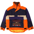 Ladakh Herre Hættetrøje Skijakke UK 42 XL Orange Colourblock