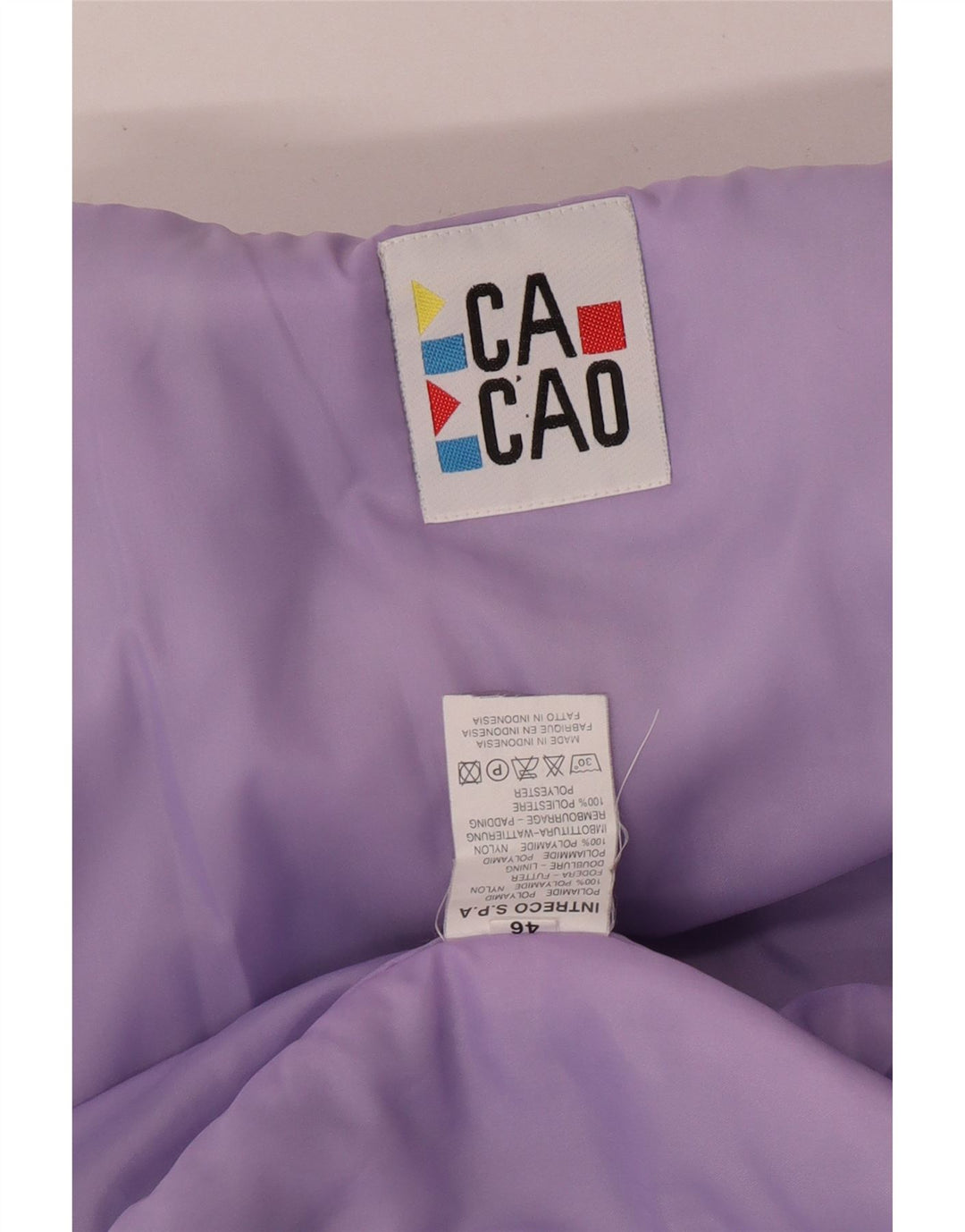 Cacao Herre Loose Fit Grafisk Skijakke IT 46 Lille Flerfarvet