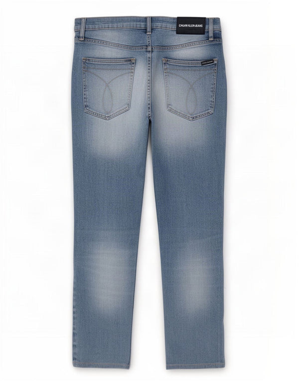 Calvin Klein Herre CKJ 016 Distressed Skinny Jeans W36 L28 Blå