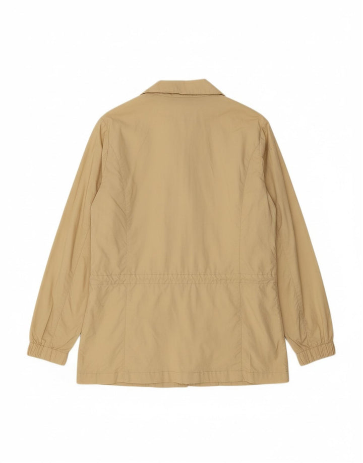 SERGIO TACCHINI Womens Utility Jacket UK 16 Large Beige Cotton