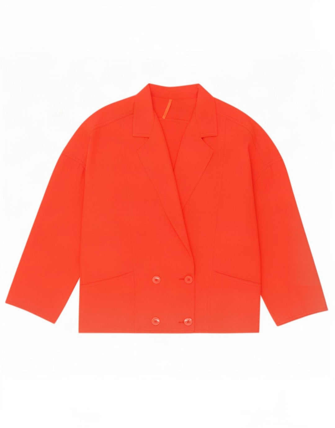 Vintage Dame Oversized Double Breasted Blazer Jacket UK 10 Small Red