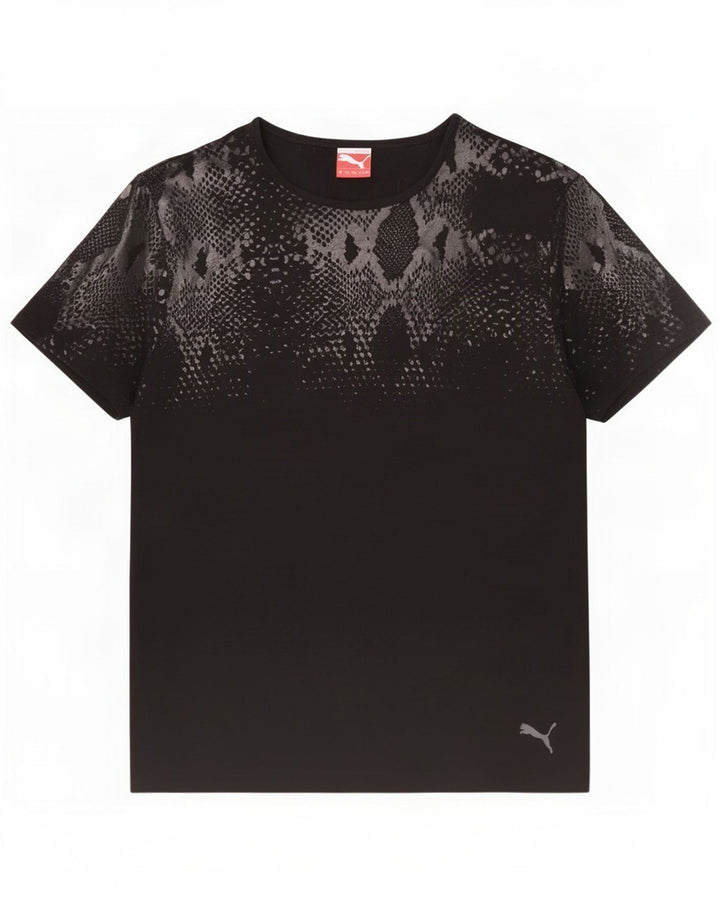Puma Herre T-Shirt Top Medium Sort Animal Print