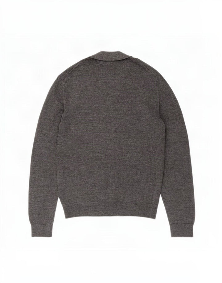 Zara Herre Cardigan Sweater Large Grå