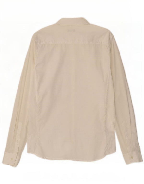 Versace Mens Shirt IT 50 Medium White Cotton