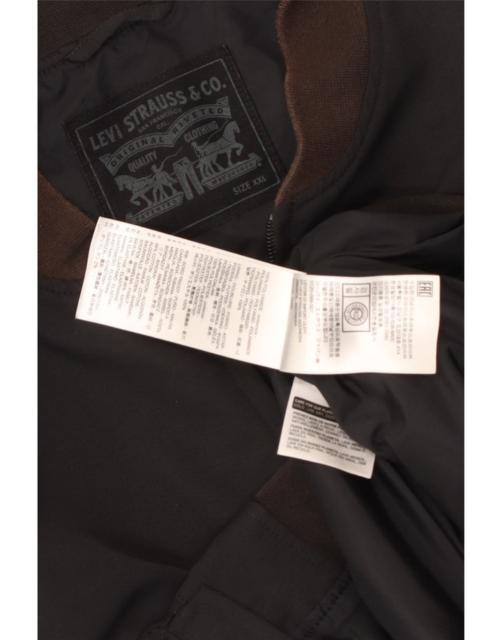 Levi's Bomberjakke til mænd UK 44 2XL Sort polyamid