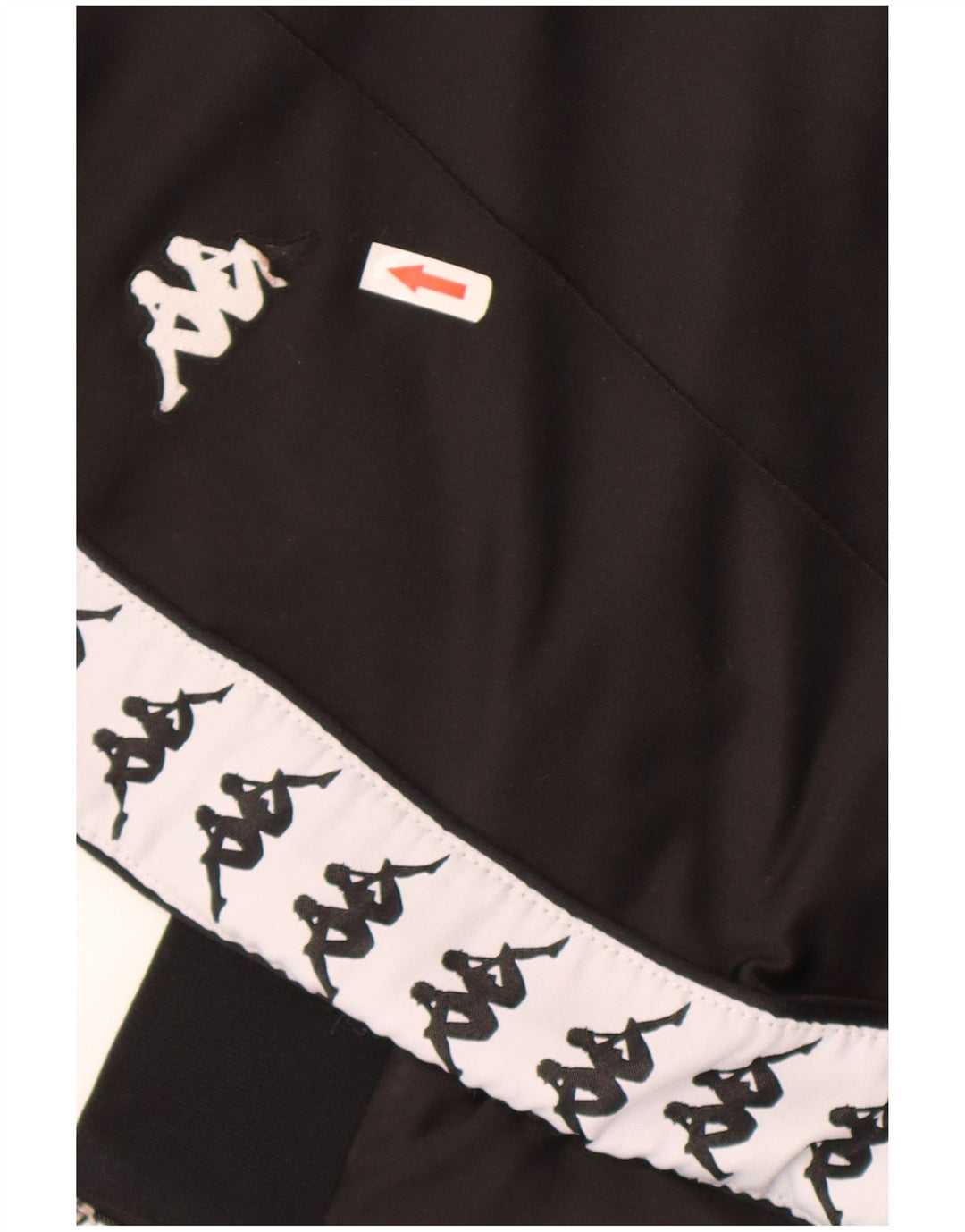 Kappa Herre grafisk træningsdragt Bukser Joggers Medium Sort Colourblock