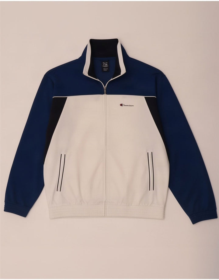 Champion Herre træningsdragt Topjakke Medium White Colourblock Polyester