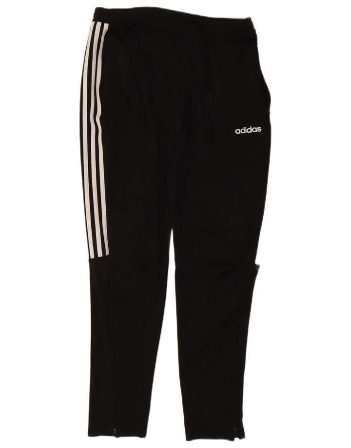 ADIDAS Mens Tracksuit Trousers Medium  Black Polyester