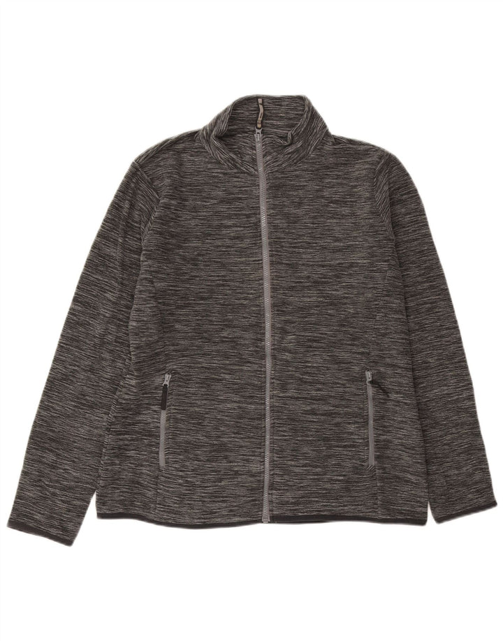 Mountain Warehouse Dame Fleecejakke UK 14 Large Grå Flecked Polyester