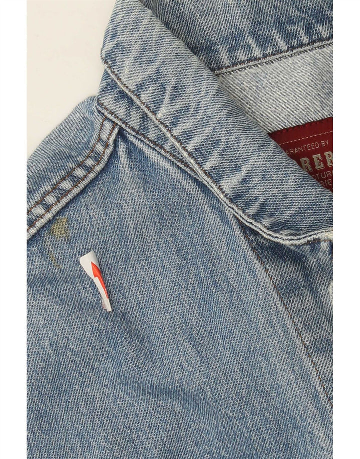 Carrera Herre denimjakke UK 40 Stor Blå Bomuld