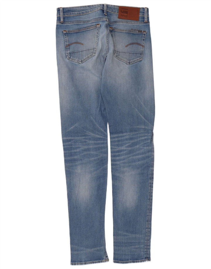G-Star Herre 3301 Slim Jeans W30 L36 Blå Bomuld