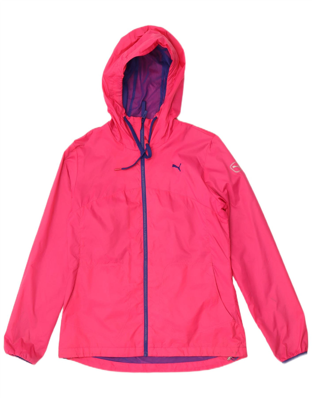 Puma Regnjakke med hætte til kvinder UK 12 Medium Pink