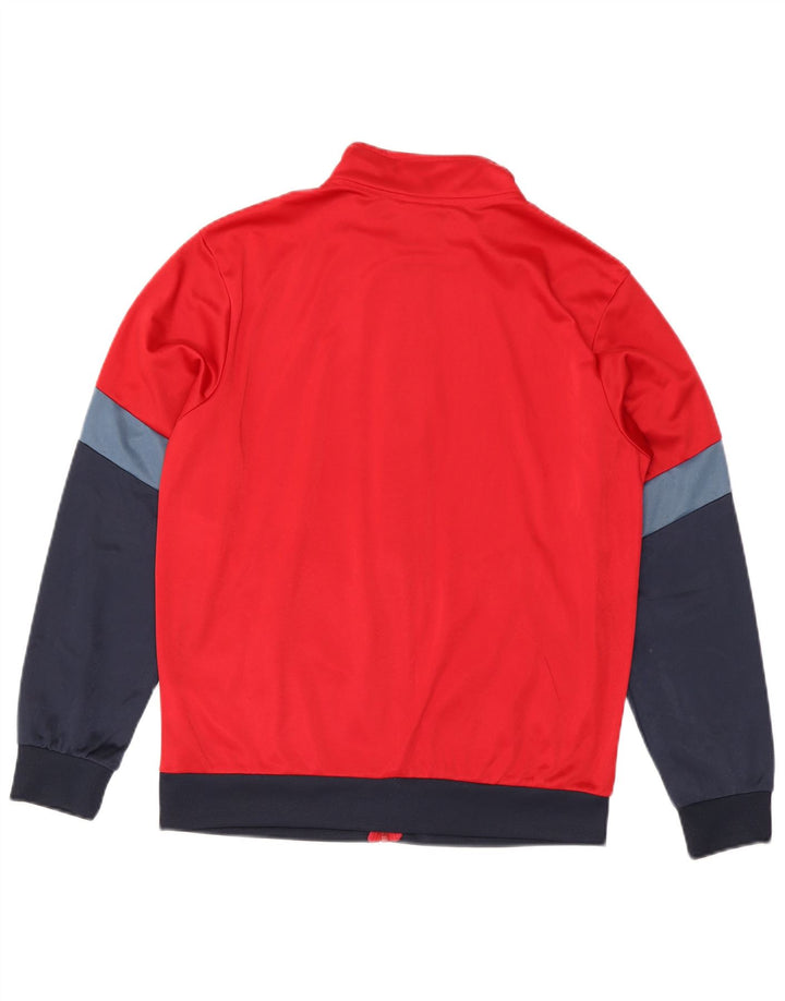 DIADORA Træningsdragt til mænd Topjakke Medium Rød Colourblock Polyester