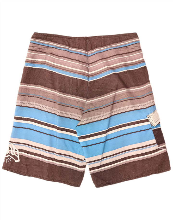 BILLABONG Grafiske badeshorts til mænd mellem grå stribet polyester