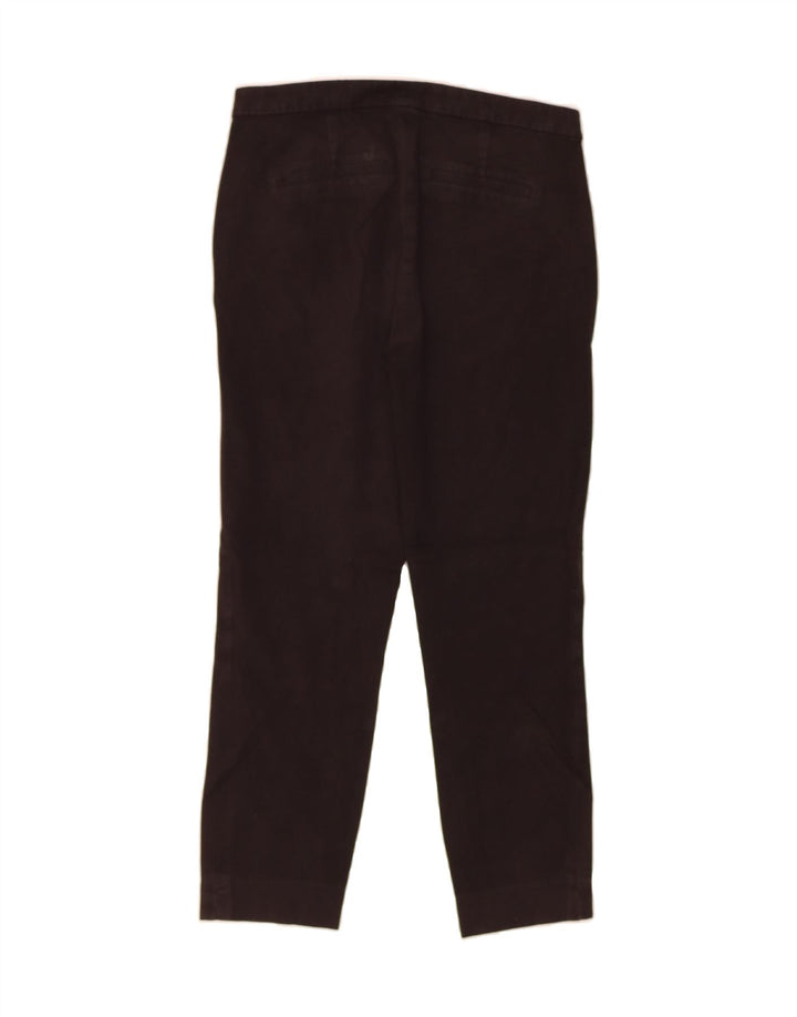 J. CREW Womens Slim Cropped Trousers W28 L23 Black Cotton Vintage J. Crew and Second-Hand J. Crew from Messina Hembry 