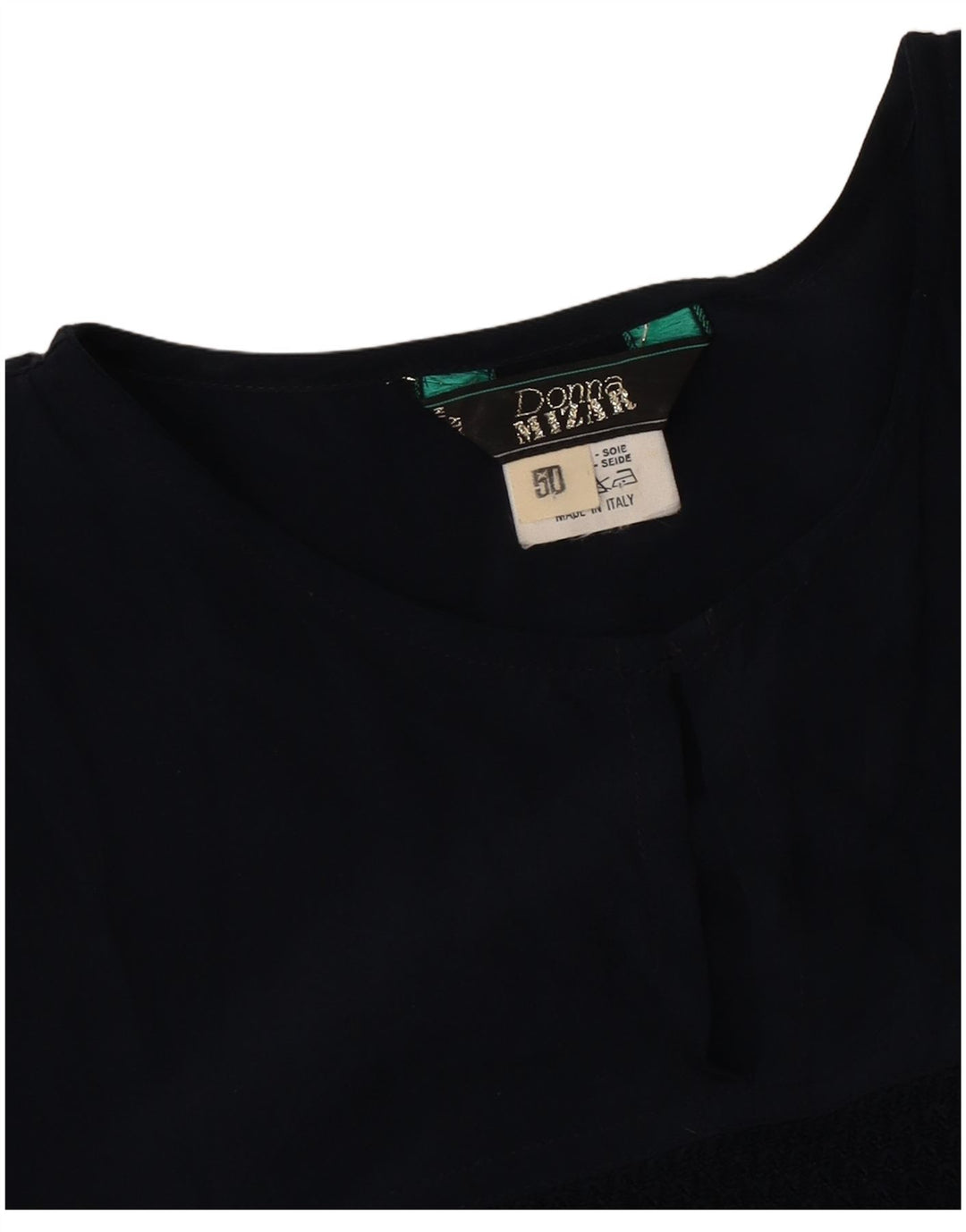 Donna Mizar Damebluse Top IT 50 XL Marineblå Silke