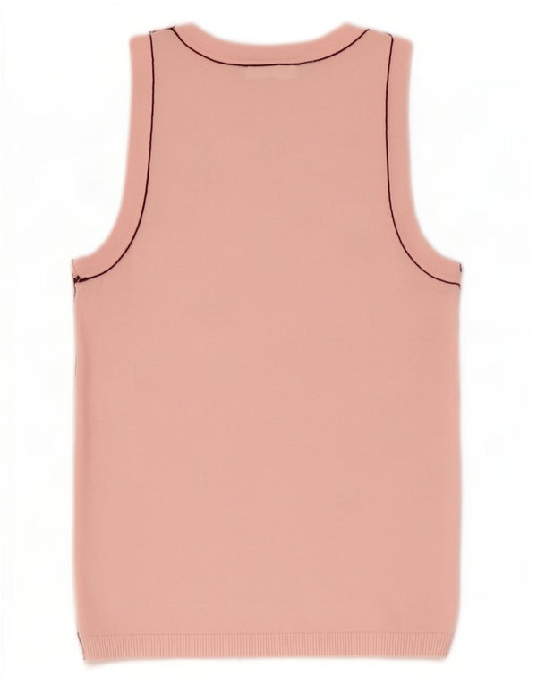 Zara Damevest Top UK 8 Small Pink Viscose
