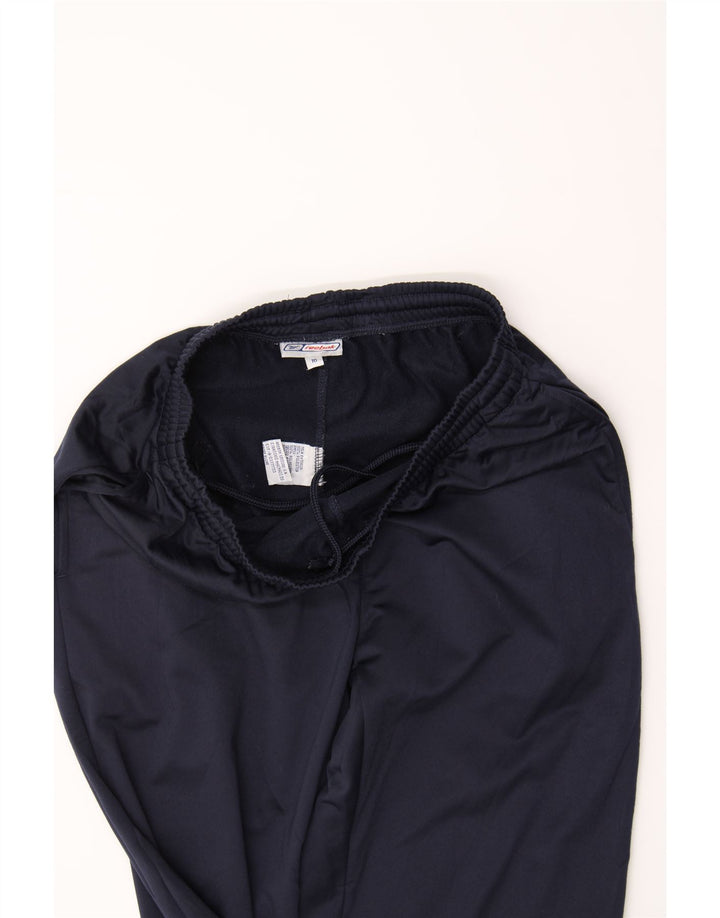 REEBOK Boys Tracksuit Trousers 15-16 Years  Navy Blue Colourblock Vintage Reebok and Second-Hand Reebok from Messina Hembry 