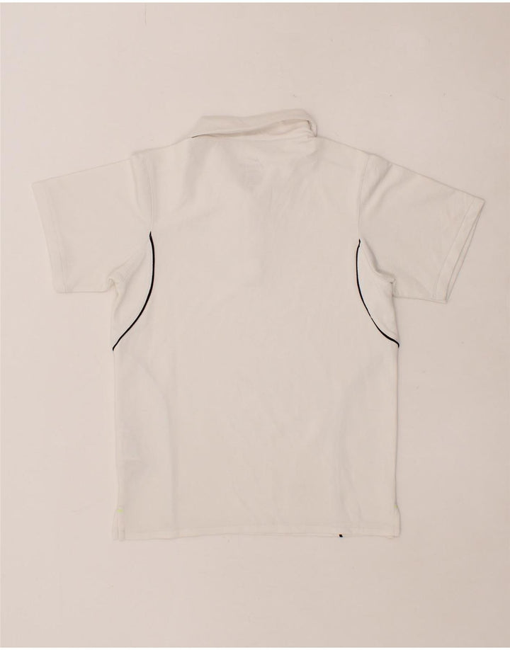NIKE Boys Dri Fit Polo Shirt 8-9 Years Small White Polyester Vintage Nike and Second-Hand Nike from Messina Hembry 