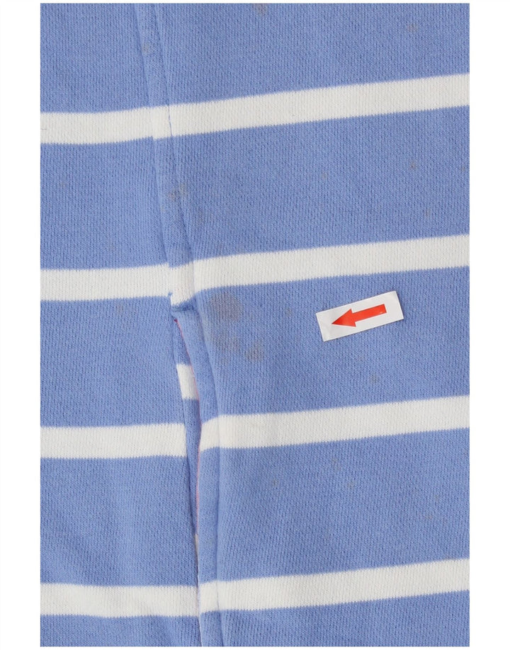 Besætningstøj Dame Oversized Sweatshirt Jumper UK 10 Lille blå stribet