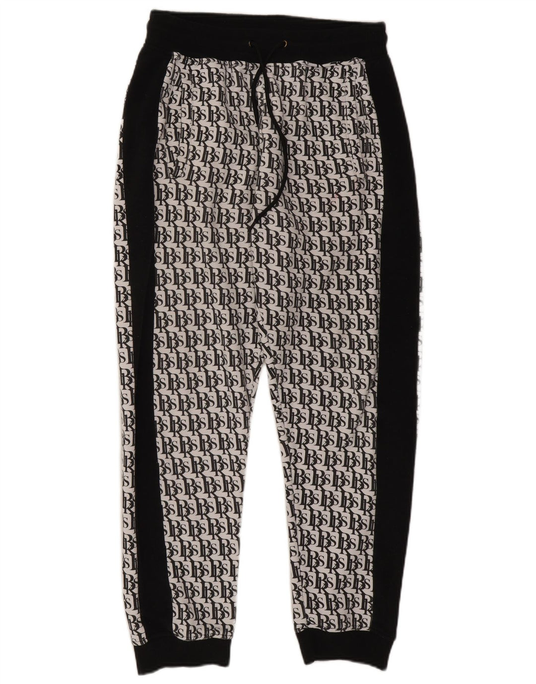 BLACK SQUAD Herre grafisk Regular Fit Fuld træningsdragt XL Hvid Colourblock