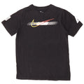 Nike drenge grafisk t-shirt top 11-12 år sort bomuld