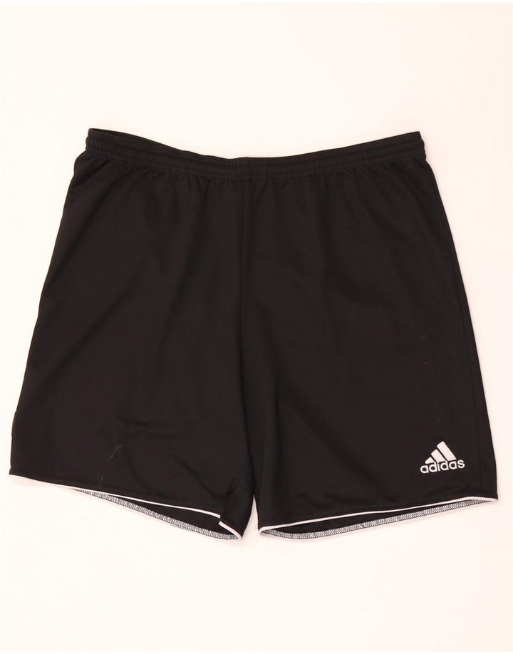 Adidas Sportsshorts til mænd, store sorte polyester