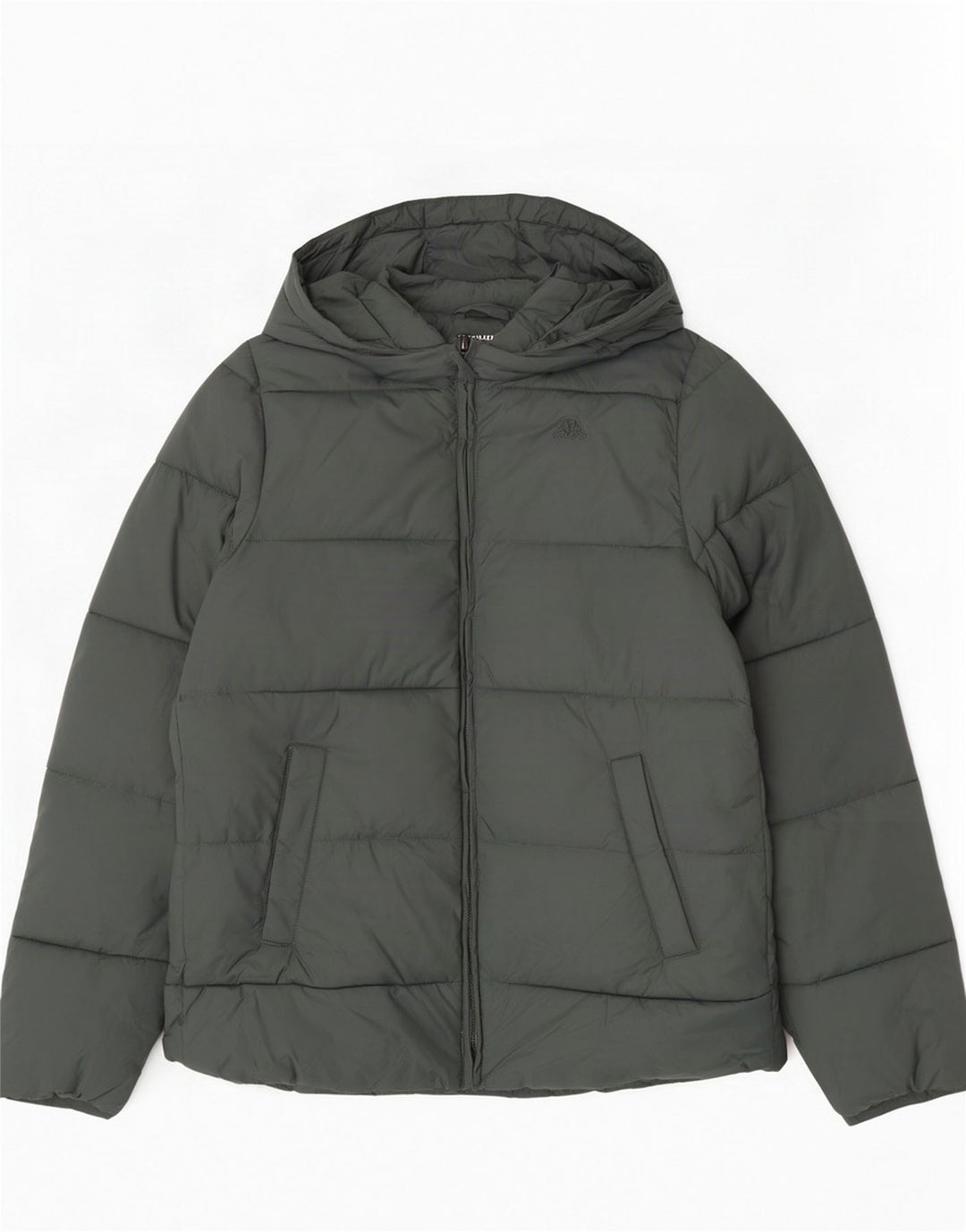 Kappa Herre hættepolstret jakke UK 38 Medium Grøn polyamid