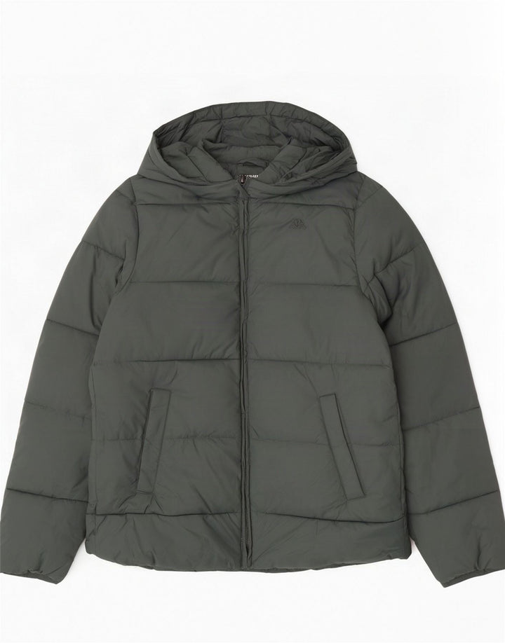 Kappa Herre hættepolstret jakke UK 38 Medium Grøn polyamid