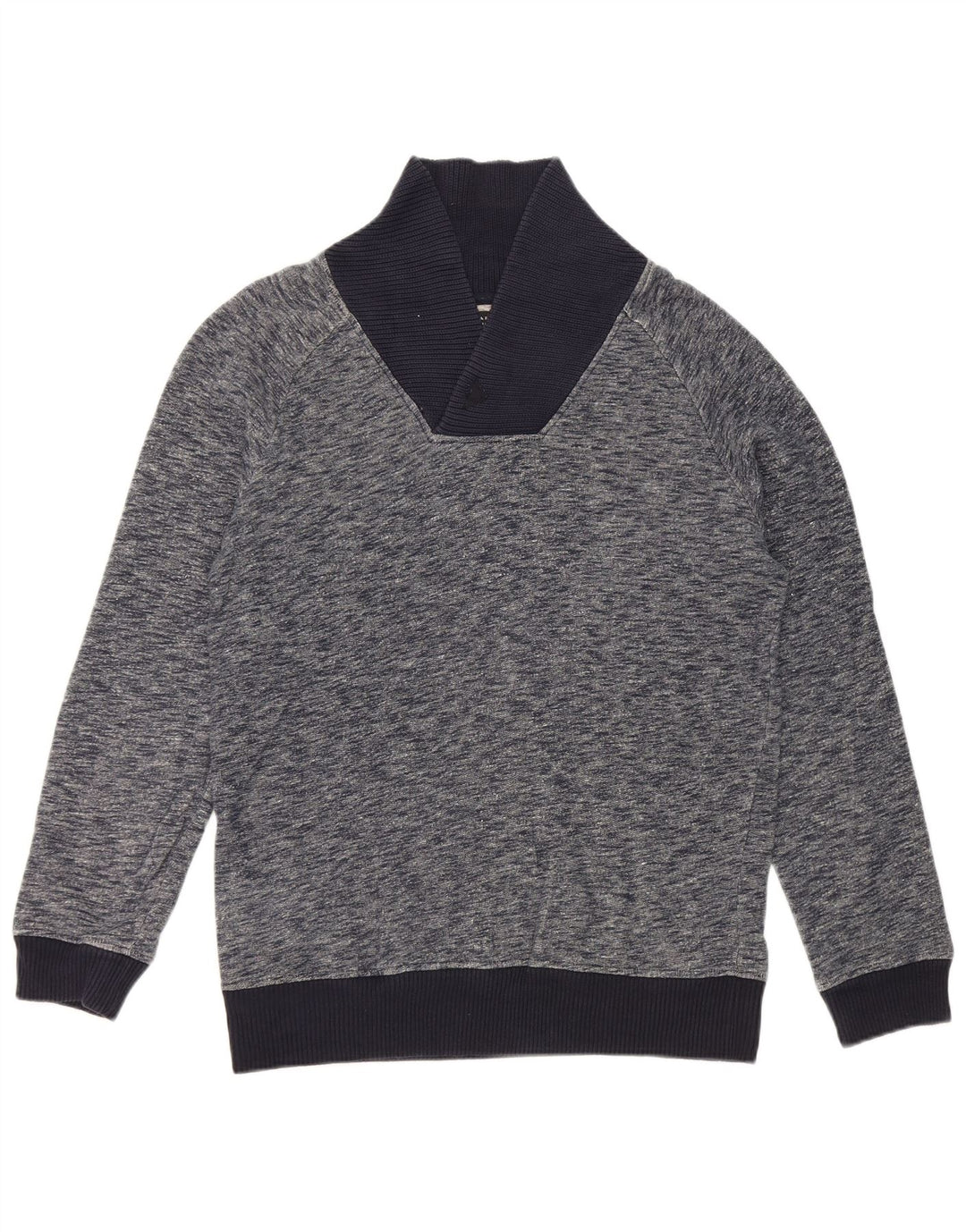 Zara Sweatshirt til mænd, stor marineblå flækket