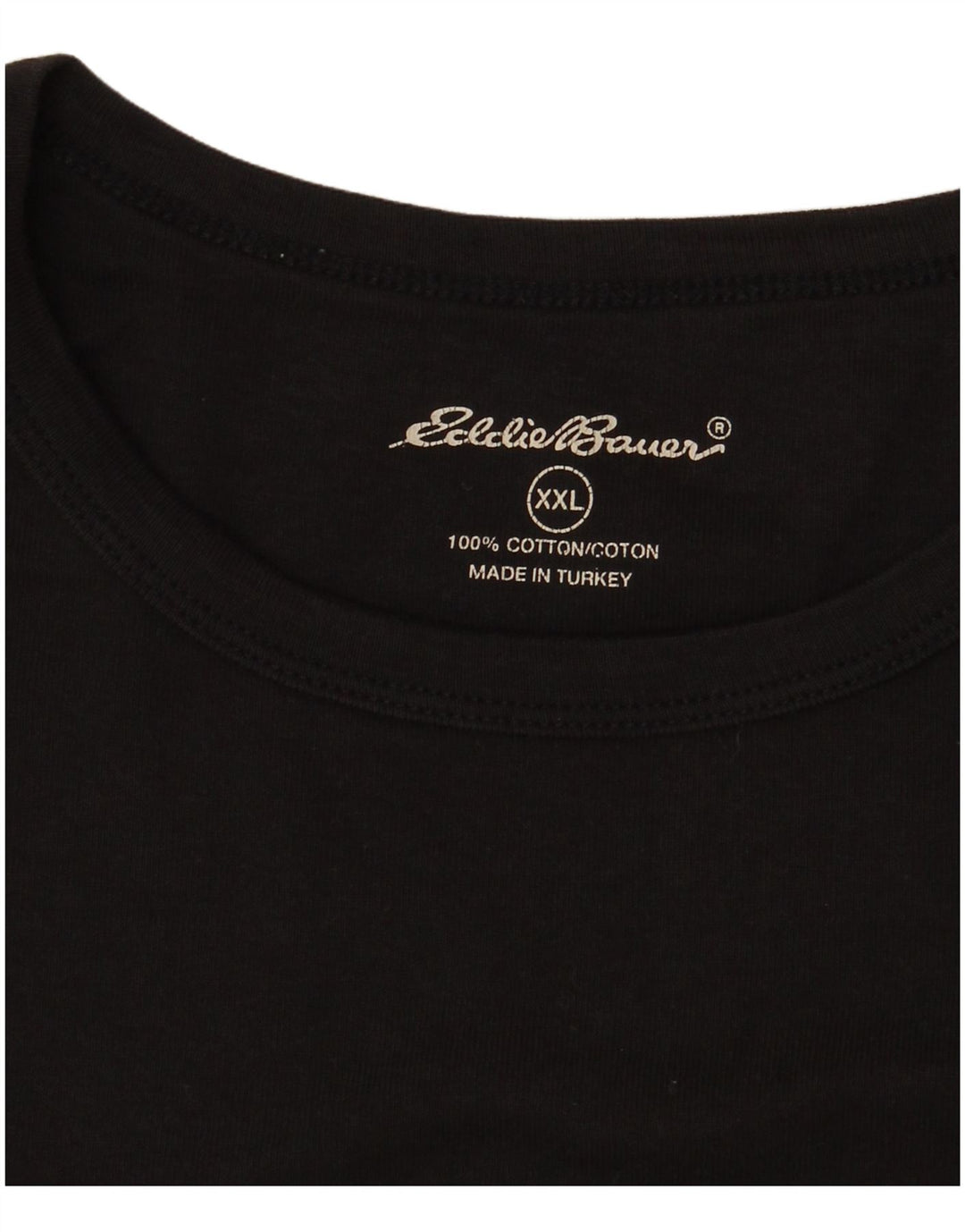 EDDIE BAUER Damevest Top UK 20 2XL Sort Bomuld