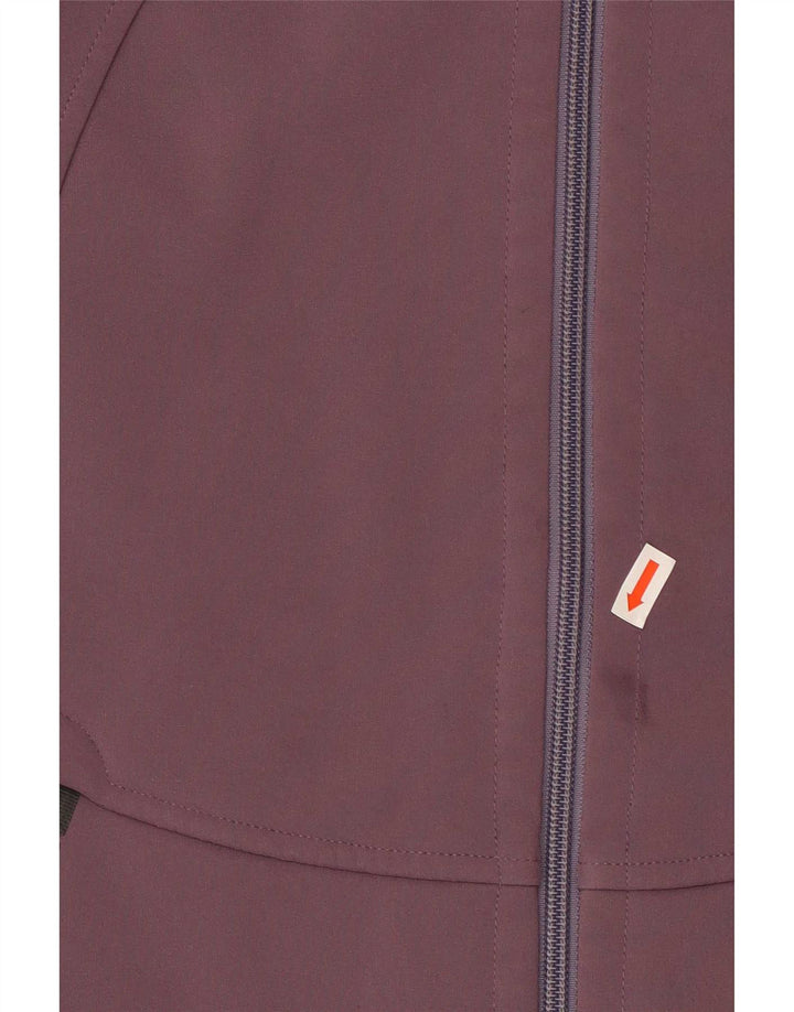 Jack Wolfskin Dame Windbreaker Jacket UK 8 Small Purple Polyester