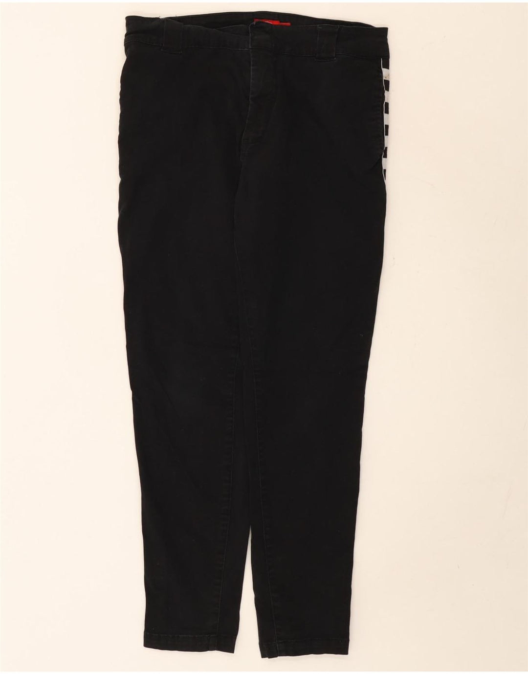 Dickies Dame Slim Chino Bukser US 9 Medium W29 L28 Sort Geometrisk