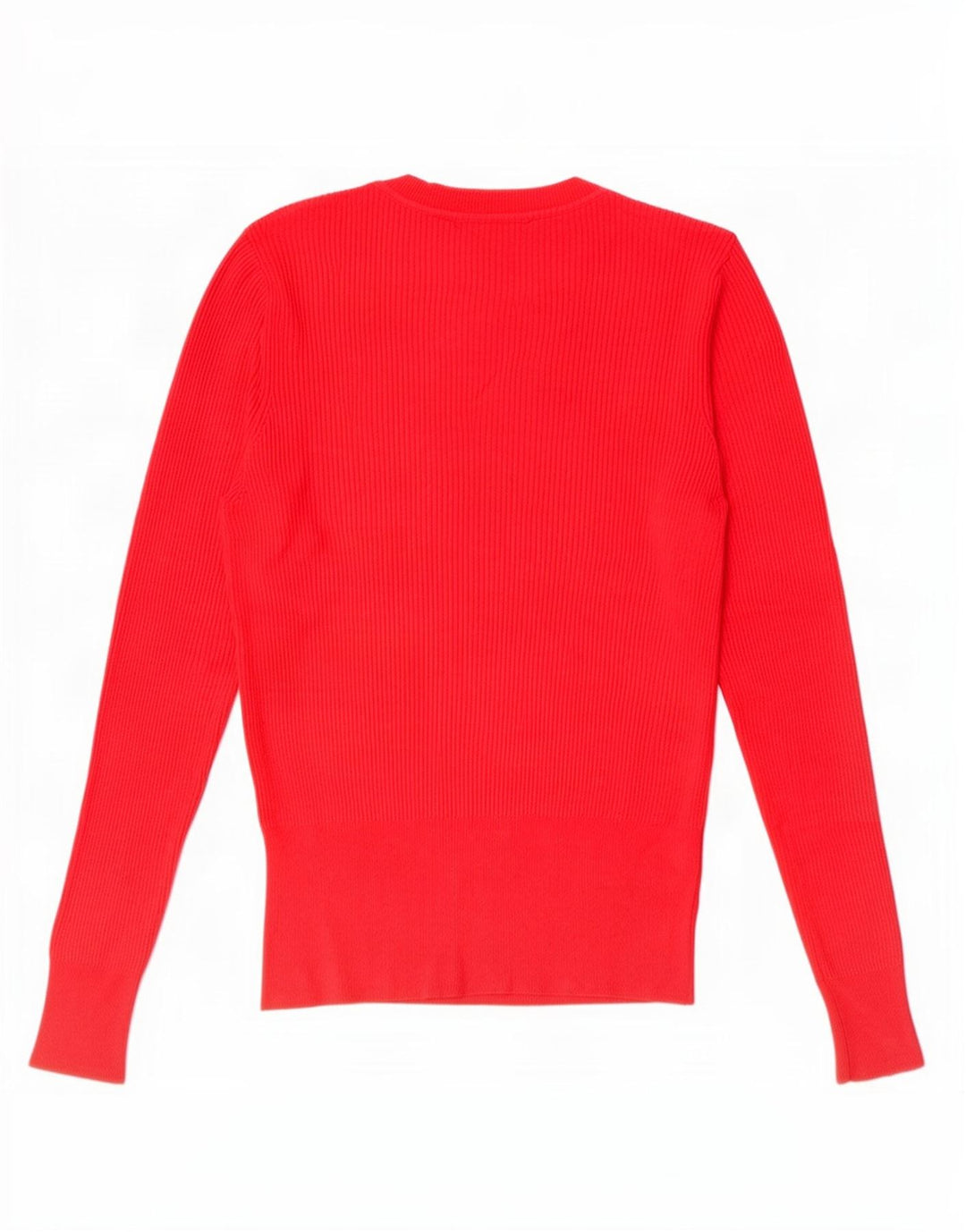 Marks & Spencer Dame sweater med rund hals DK 14 Stor rød viskose