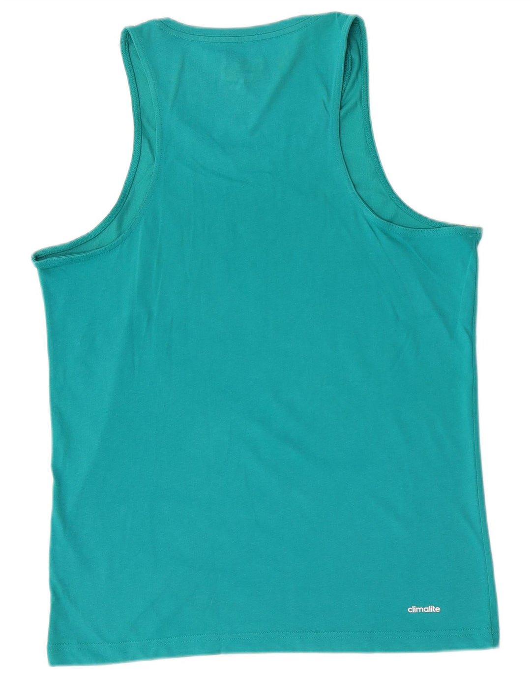 Adidas Herre Climalite Grafisk Vest Top Medium turkis bomuld