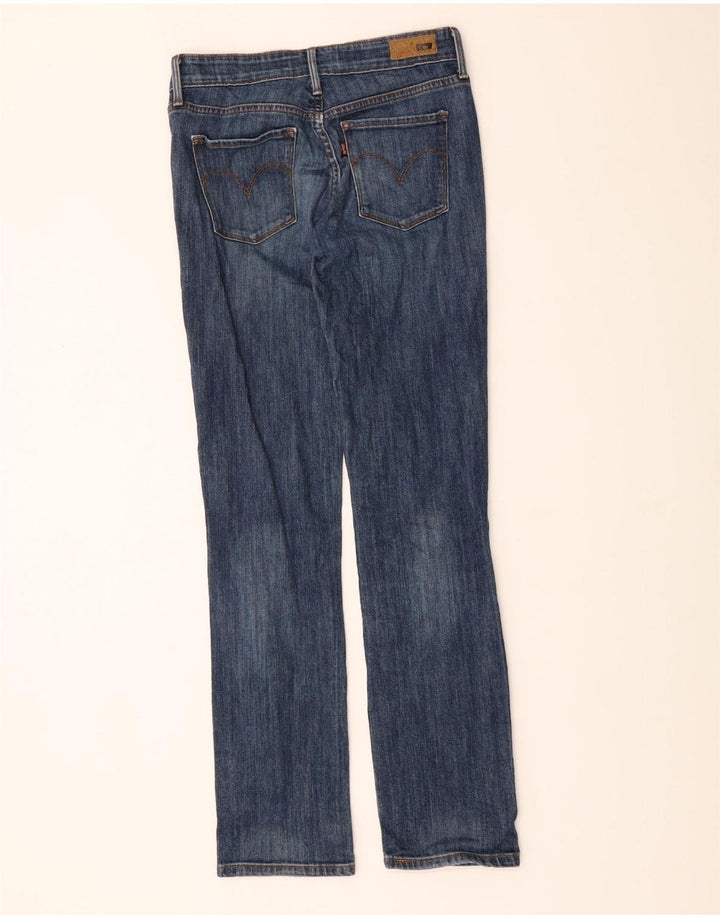 LEVI'S Mens Demi Curve Straight Bootcut Jeans W25 L32 Blue Cotton