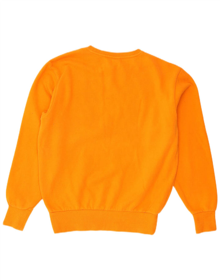 Ellesse Herre Grafisk Sweatshirt Jumper Medium Orange Bomuld