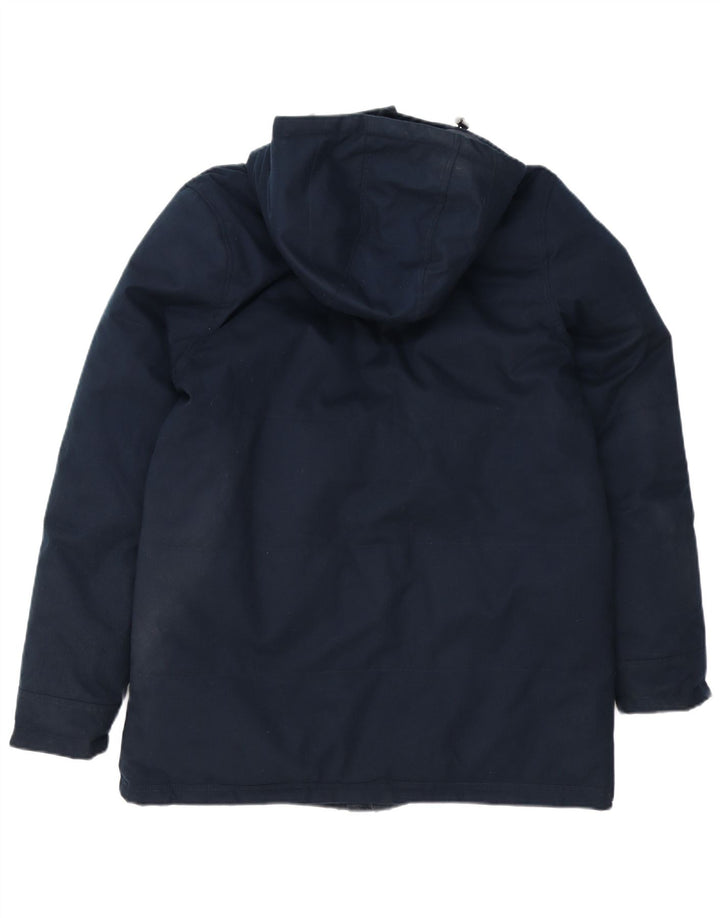 Crew Clothing Herre hættepolstret jakke UK 36 Small Navy Blue Polyester