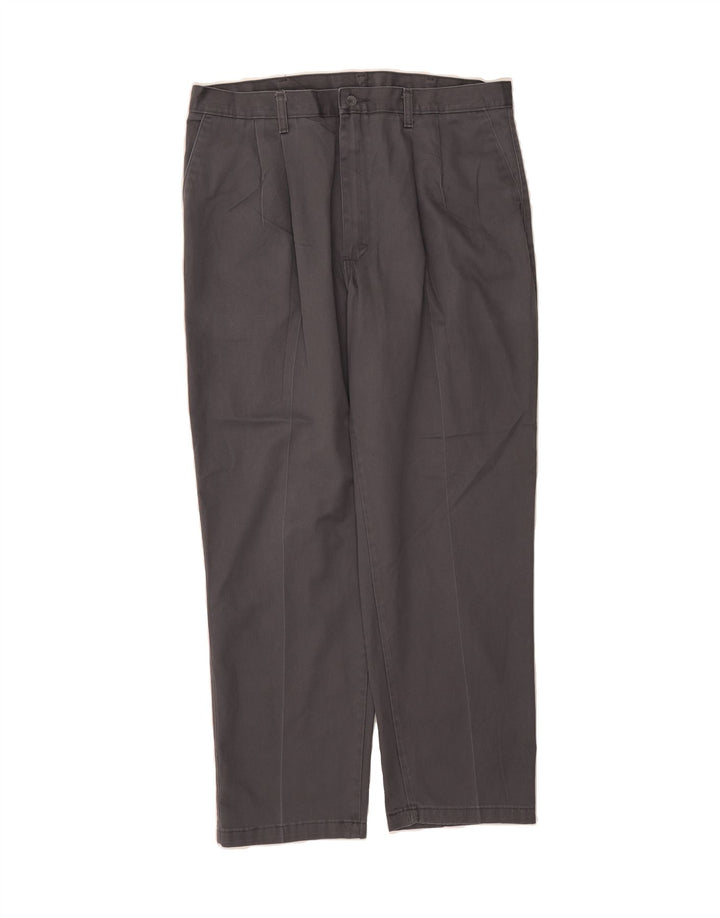 LEE Mens Pegged Chino Trousers W38 L32 Grey Cotton Vintage Lee and Second-Hand Lee from Messina Hembry 