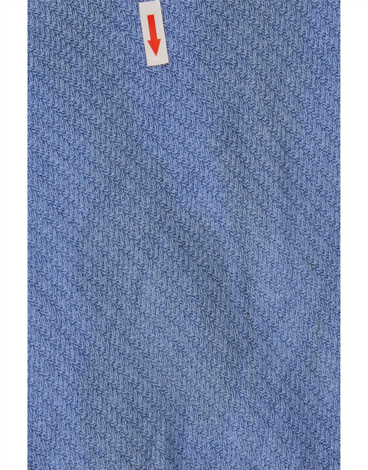 Marks & Spencer Herre Boat Neck Jumper Sweater XL Blå Bomuld
