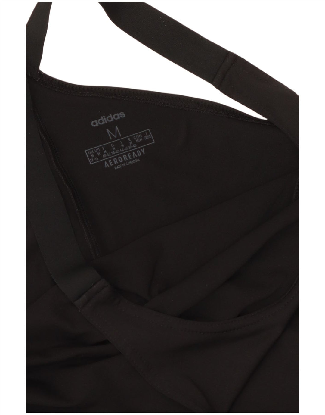 ADIDAS Aeroready Vest Top UK 12/14 Medium Sort
