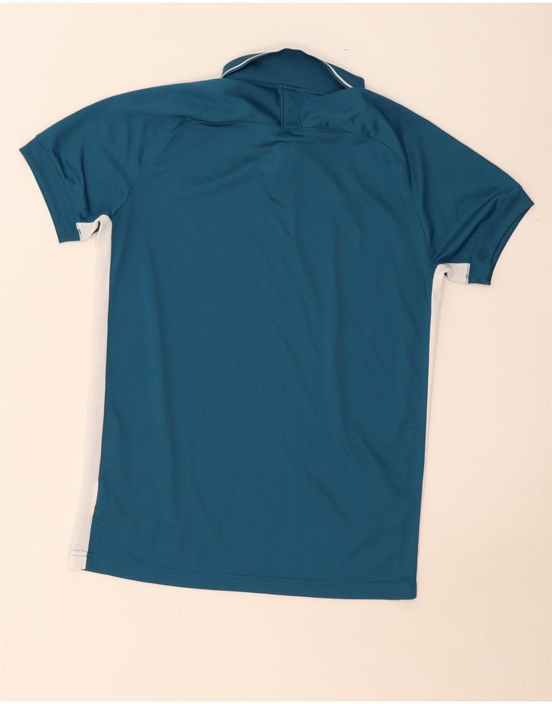 Nike herre Dri Fit poloskjorte stor blå polyester