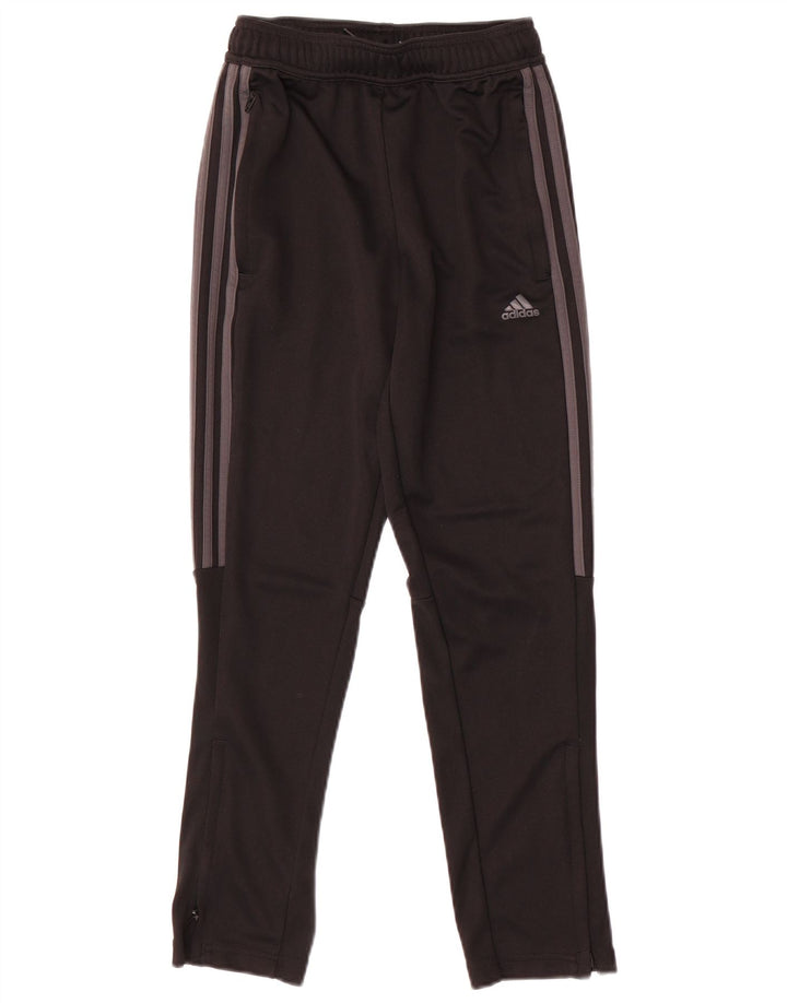 Adidas Boys Aeroready Tracksuit Bukser 11-12 år Sort Polyester